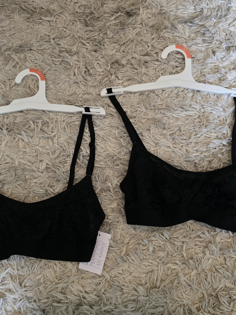 Auden Black Lace Bralette Twin Pack
